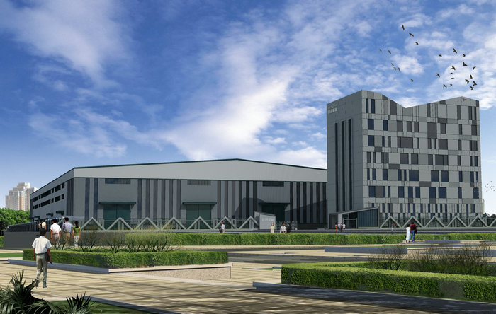 我司新廠房建設(shè)平穩(wěn)有序開展(圖1)